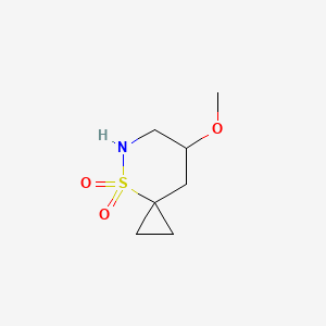 7-Methoxy-4lambda6-thia-5-azaspiro[2.5]octane 4,4-dioxide