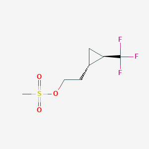 2-[(1S,2R)-2-(Trifluoromethyl)cyclopropyl]ethyl methanesulfonate