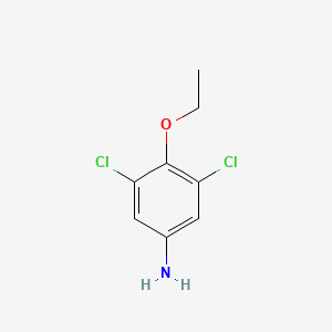 molecular formula C8H9Cl2NO B2856933 3,5-Dichloro-4-ethoxyaniline CAS No. 40067-22-9