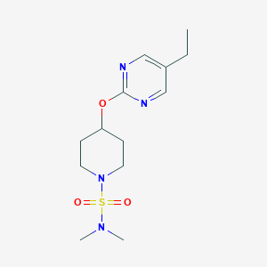 4-(5-Ethylpyrimidin-2-yl)oxy-N,N-dimethylpiperidine-1-sulfonamide