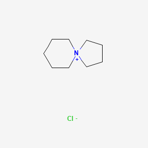 molecular formula C9H18ClN B2856943 5-Azoniaspiro[4.5]decane chloride (1:1) CAS No. 859953-02-9
