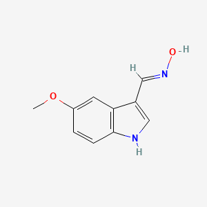 1H-Indole-3-carboxaldehyde, 5-methoxy-, oxime