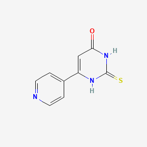 6-pyridin-4-yl-2-sulfanylidene-1H-pyrimidin-4-one