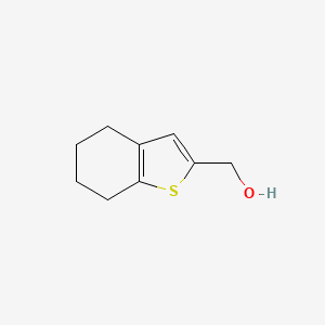 molecular formula C9H12OS B2857007 4,5,6,7-Tetrahydro-1-benzothien-2-ylmethanol CAS No. 51632-08-7