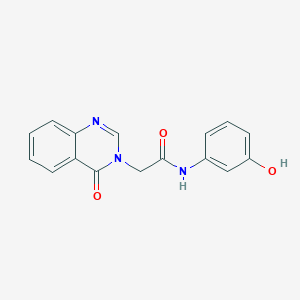 N-(3-hydroxyphenyl)-2-(4-oxoquinazolin-3(4H)-yl)acetamide