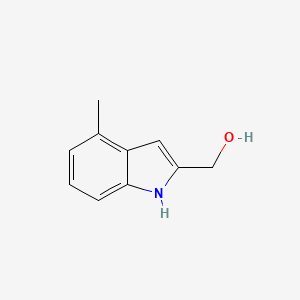 molecular formula C10H11NO B2857044 (4-methyl-1H-indol-2-yl)methanol CAS No. 57352-42-8