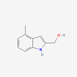 molecular formula C10H11NO B2857044 （4-甲基-1H-吲哚-2-基）甲醇 CAS No. 57352-42-8