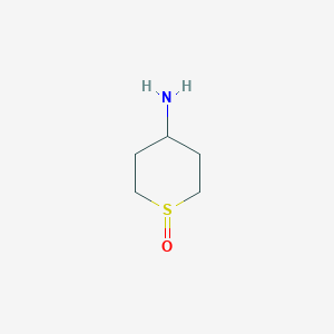 B2857048 Cis-4-aminotetrahydro-2H-thiopyran 1-oxide CAS No. 1158698-54-4