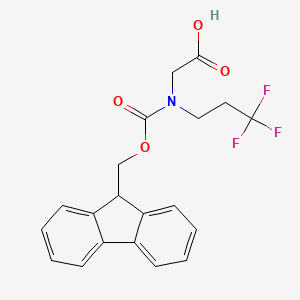 2-({[(9H-fluoren-9-yl)methoxy]carbonyl}(3,3,3-trifluoropropyl)amino)acetic acid