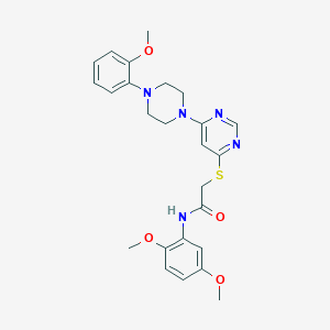 molecular formula C25H29N5O4S B2857086 3-(4-acetylpiperazin-1-yl)-1-benzylquinoxalin-2(1H)-one CAS No. 1251598-60-3