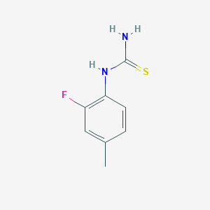 molecular formula C8H9FN2S B2857091 (2-Fluoro-4-methyl-phenyl)-thiourea CAS No. 930396-09-1