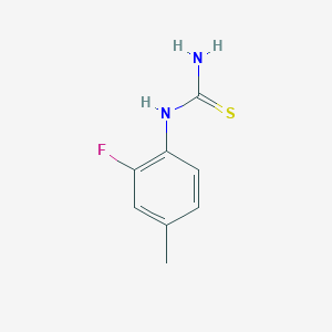 molecular formula C8H9FN2S B2857091 1-(2-Fluoro-4-methylphenyl)thiourea CAS No. 930396-09-1