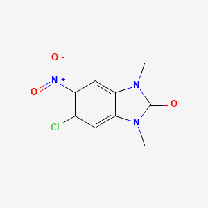 5-Chloro-1,3-dimethyl-6-nitro-1H-benzo[d]imidazol-2(3H)-one