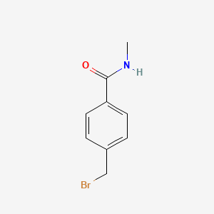 molecular formula C9H10BrNO B2857120 4-(bromomethyl)-N-methylbenzamide CAS No. 118507-18-9