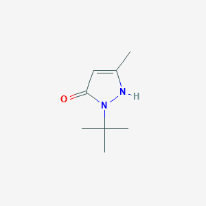 1-tert-butyl-3-methyl-1H-pyrazol-5-ol