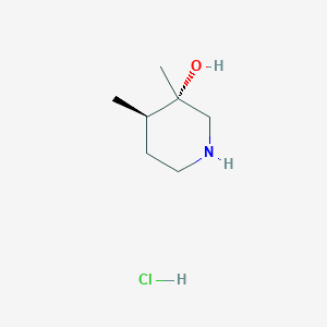 trans-3,4-Dimethylpiperidin-3-OL hcl