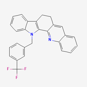 13-[3-(trifluoromethyl)benzyl]-6,13-dihydro-5H-indolo[3,2-c]acridine