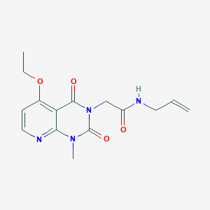 N-allyl-2-(5-ethoxy-1-methyl-2,4-dioxo-1,2-dihydropyrido[2,3-d]pyrimidin-3(4H)-yl)acetamide