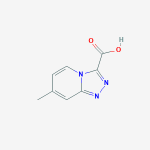 molecular formula C8H7N3O2 B2857269 7-Methyl-[1,2,4]triazolo[4,3-a]pyridine-3-carboxylic acid CAS No. 1159832-90-2