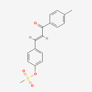 Methanesulfonic acid 4-(3-oxo-3-P-tolyl-propenyl)-phenyl ester