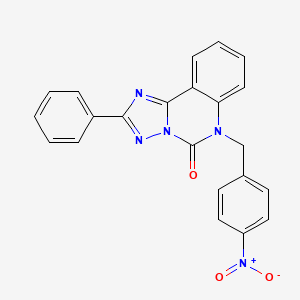 6-(4-nitrobenzyl)-2-phenyl-[1,2,4]triazolo[1,5-c]quinazolin-5(6H)-one