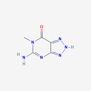molecular formula C5H6N6O B2857362 5-amino-6-methyl-2H-triazolo[4,5-d]pyrimidin-7-one CAS No. 108800-71-1