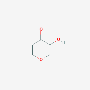 molecular formula C5H8O3 B2857426 3-hydroxydihydro-2H-pyran-4(3H)-one CAS No. 72250-01-2