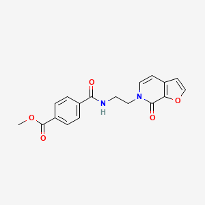 methyl 4-((2-(7-oxofuro[2,3-c]pyridin-6(7H)-yl)ethyl)carbamoyl)benzoate