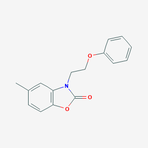 molecular formula C16H15NO3 B285748 5-methyl-3-(2-phenoxyethyl)-1,3-benzoxazol-2(3H)-one 