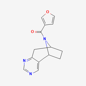 furan-3-yl((5R,8S)-6,7,8,9-tetrahydro-5H-5,8-epiminocyclohepta[d]pyrimidin-10-yl)methanone