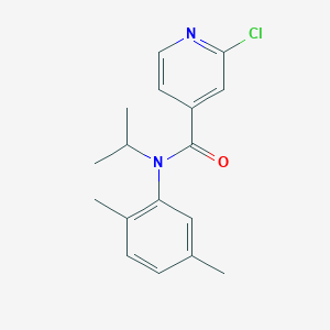 molecular formula C17H19ClN2O B2857541 2-chloro-N-(2,5-dimethylphenyl)-N-(propan-2-yl)pyridine-4-carboxamide CAS No. 1356713-64-8