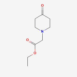 molecular formula C9H15NO3 B2857545 Ethyl 2-(4-oxopiperidin-1-YL)acetate CAS No. 145729-10-8
