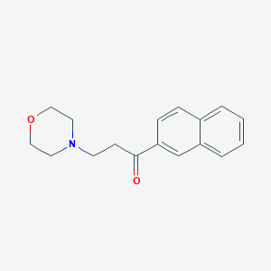 molecular formula C17H19NO2 B2857563 3-(Morpholin-4-yl)-1-(naphthalen-2-yl)propan-1-one CAS No. 27478-04-2