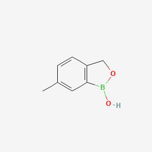 molecular formula C8H9BO2 B2857581 6-Methyl-1,3-dihydro-2,1-benzoxaborol-1-ol CAS No. 92333-30-7