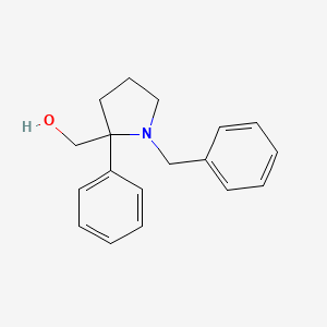 molecular formula C18H21NO B2857626 (1-Benzyl-2-phenylpyrrolidin-2-yl)methanol CAS No. 1864061-79-9