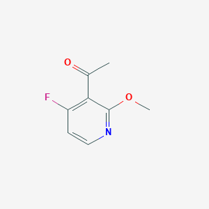 1-(4-Fluoro-2-methoxypyridin-3-yl)ethan-1-one