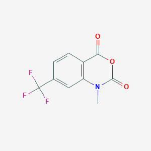 molecular formula C10H6F3NO3 B2857690 1-Methyl-7-(trifluoromethyl)-3,1-benzoxazine-2,4-dione CAS No. 2108801-98-3