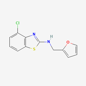 4-chloro-N-(furan-2-ylmethyl)benzo[d]thiazol-2-amine