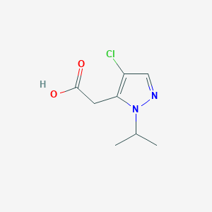 2-[4-Chloro-1-(methylethyl)pyrazol-5-yl]acetic acid