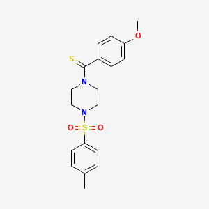 (4-Methoxyphenyl)(4-tosylpiperazin-1-yl)methanethione