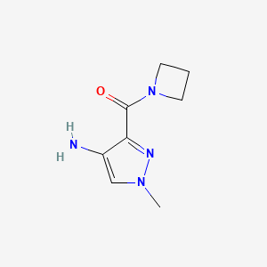 (4-Amino-1-methylpyrazol-3-yl)-(azetidin-1-yl)methanone