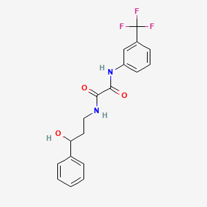N1-(3-hydroxy-3-phenylpropyl)-N2-(3-(trifluoromethyl)phenyl)oxalamide