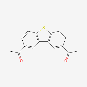 1-(8-Acetyldibenzothiophen-2-yl)ethanone