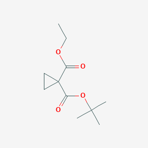 1-Tert-butyl 1-ethyl cyclopropane-1,1-dicarboxylate