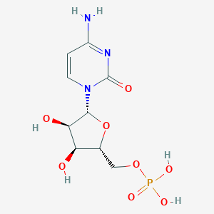 molecular formula C9H14N3O8P B028579 胞苷-5'-单磷酸 CAS No. 63-37-6