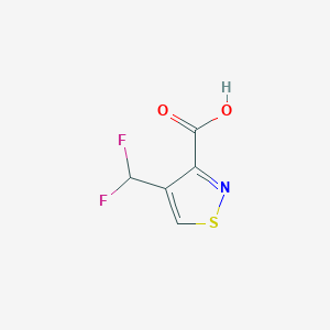 4-(Difluoromethyl)-1,2-thiazole-3-carboxylic acid