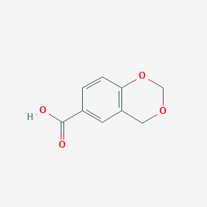 molecular formula C9H8O4 B2857926 2,4-二氢-1,3-苯并二氧杂环-6-羧酸 CAS No. 33835-87-9