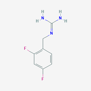 molecular formula C8H9F2N3 B2857932 N-(2,4-difluorobenzyl)guanidine CAS No. 1246608-80-9