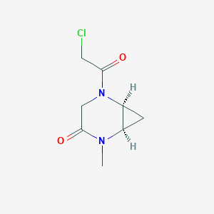 (1R,6S)-5-(2-Chloroacetyl)-2-methyl-2,5-diazabicyclo[4.1.0]heptan-3-one