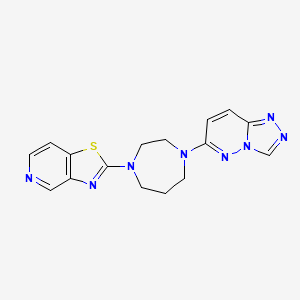 2-(4-([1,2,4]Triazolo[4,3-b]pyridazin-6-yl)-1,4-diazepan-1-yl)thiazolo[4,5-c]pyridine
